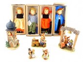 HUMMELS, NINE PIECES, ALL WITH