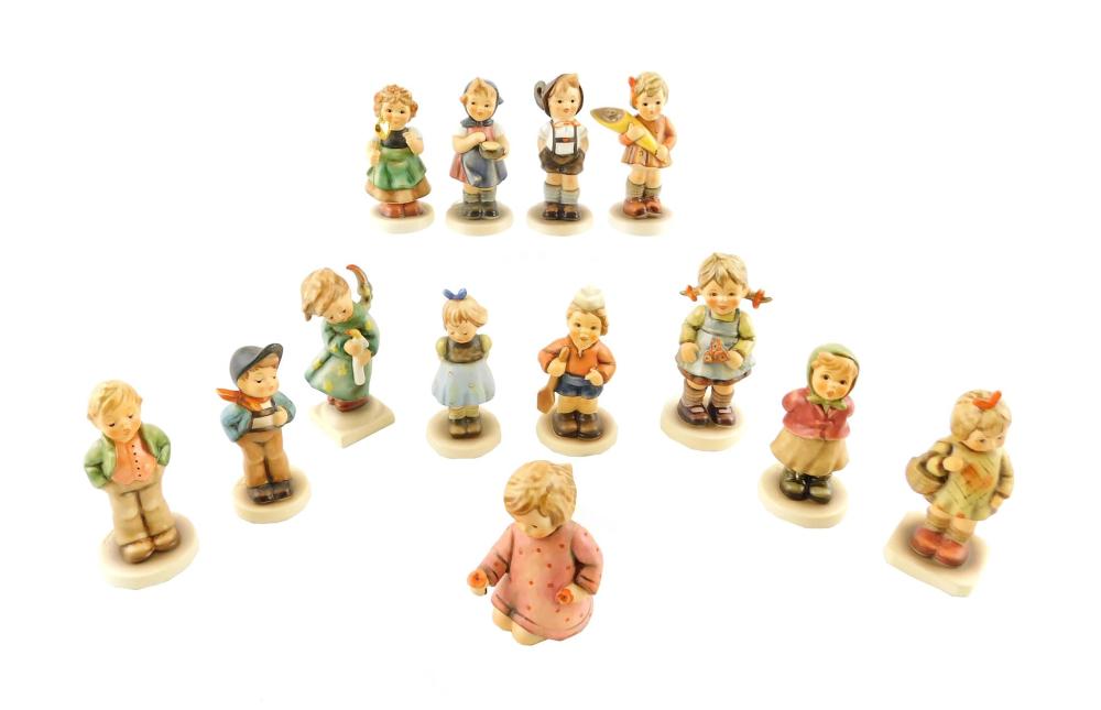 HUMMELS, THIRTEEN PIECES, ALL