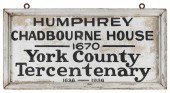 "HUMPHREY CHADBOURNE HOUSE" PA