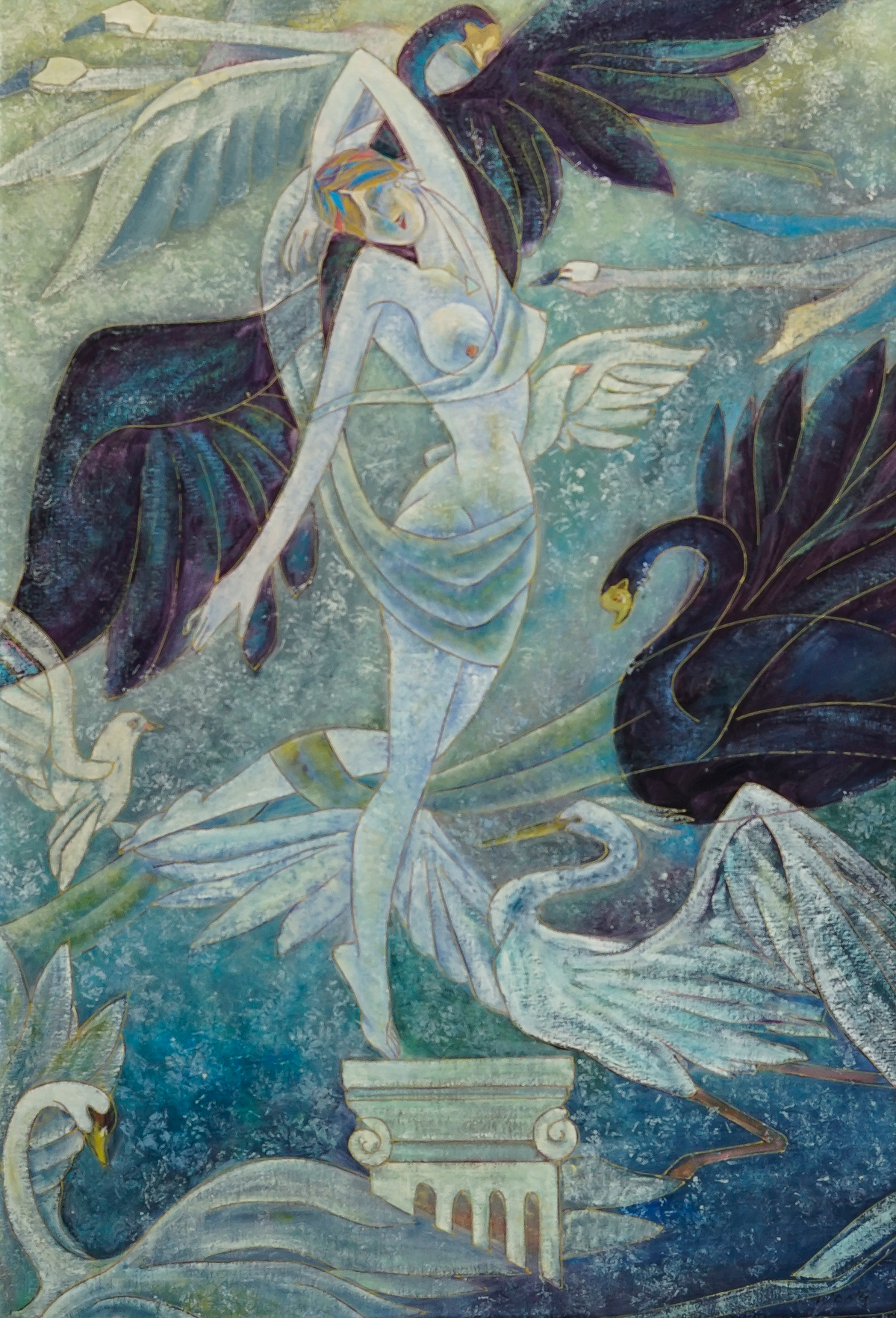 HUNAN SCHOOL PAINTING OF A NUDE