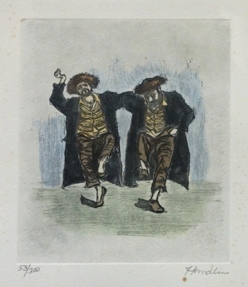 HUNDLER, HORA, COLOR ETCHING,