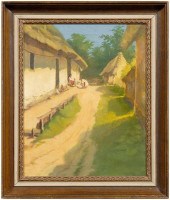 Hungarian painting signed Hols