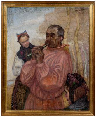 Hungarian School painting, man