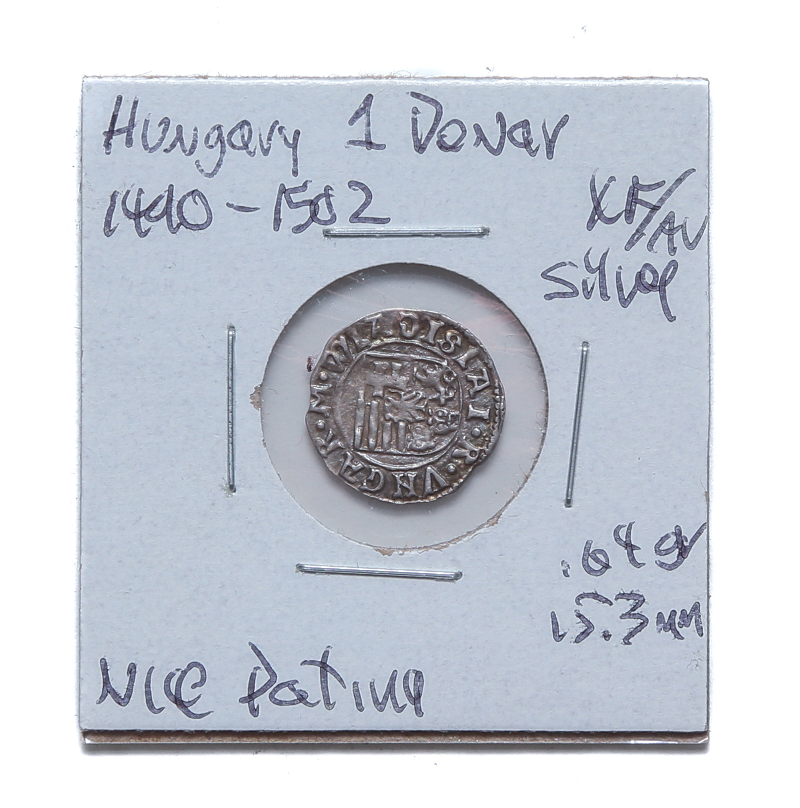 HUNGARY 1 DINAR WLADISLAW II