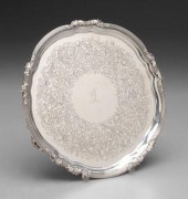 Hunt & Roskell silver tray, ro