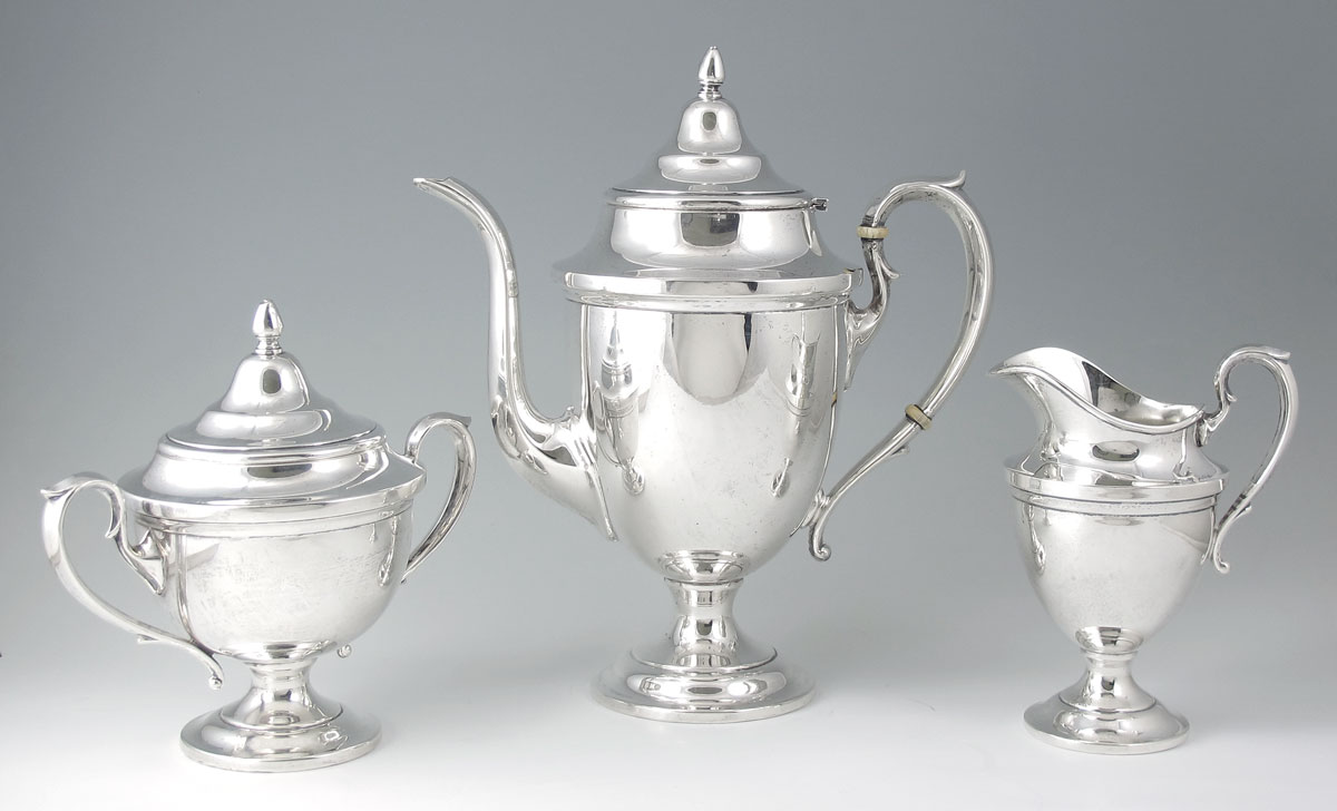 HUNT SILVER CO. 3 PIECE STERLING