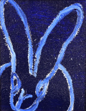 HUNT SLONEM (B. 1951) BLUE BUN