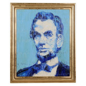 HUNT SLONEM B.1951 "ABE LINCOL