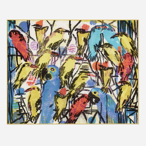 Hunt Slonem b.1951. Picul.