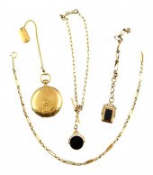HUNTING CASE AND THREE WATCH C
