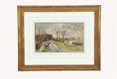 HUNTING SCENE BY MICHAEL LYNE