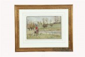 HUNTING SCENE BY MICHAEL LYNE