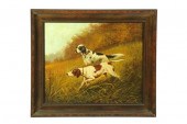 HUNTING SCENE BY WILLIAM MCKEN