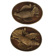 HUNTING TROPHY PLAQUES FRENCH