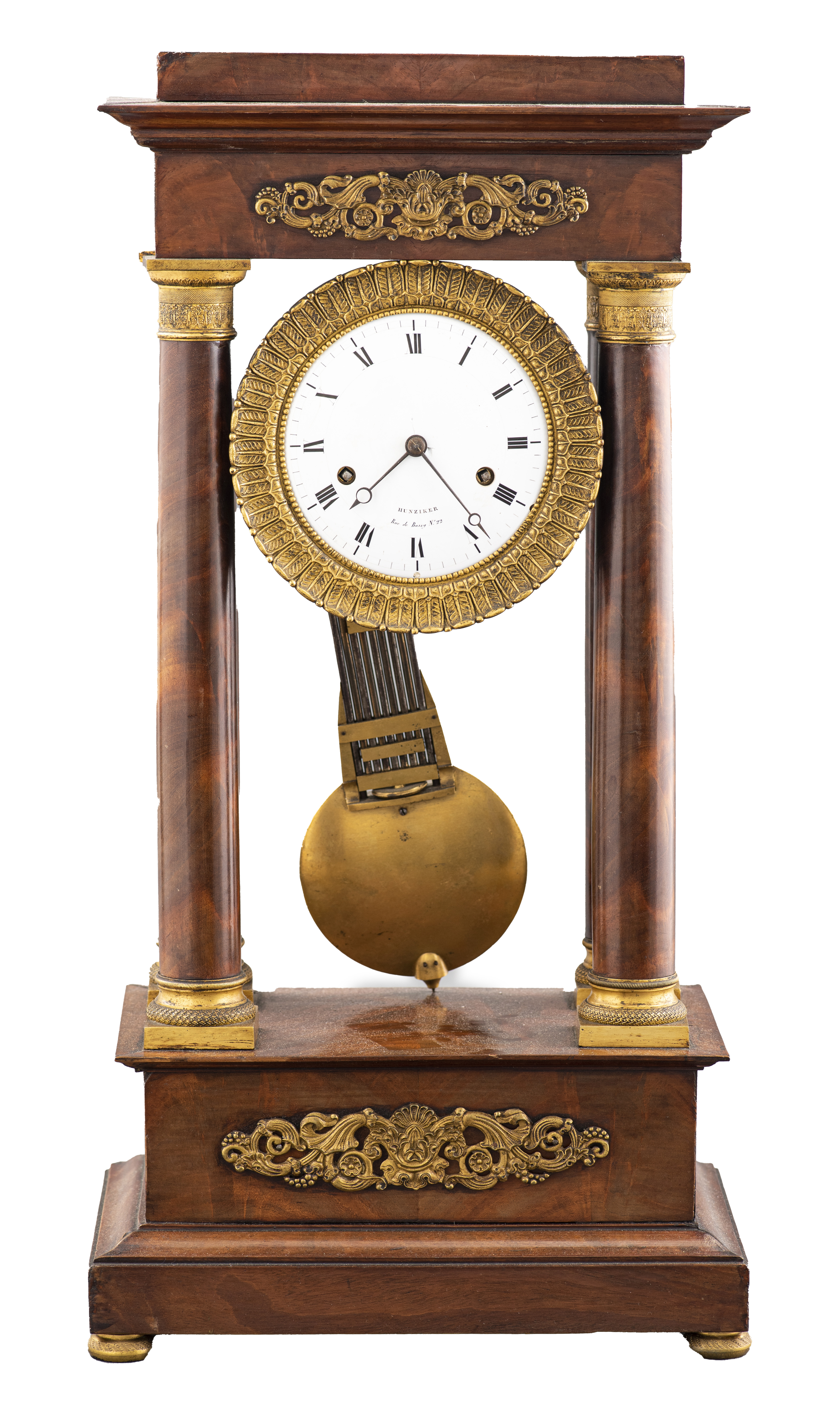 HUNZIKER FRENCH EMPIRE MAHOGANY