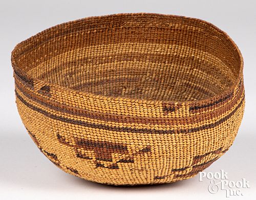HUPA OR YUROK INDIAN TWINED