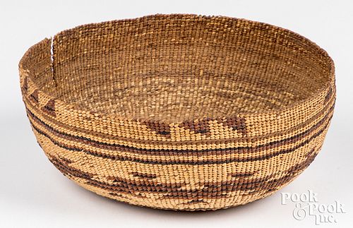HUPA OR YUROK/KAROK INDIAN TWINED