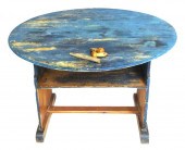 HUTCH TABLE, 20TH C. REPRODUCT