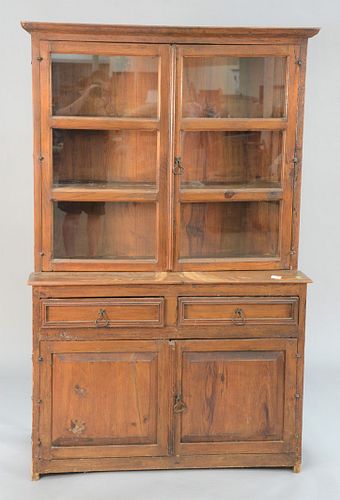 HUTCH WITH RAISED PANELS, HT.