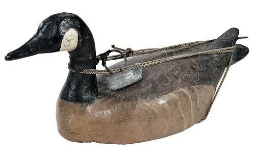 HUTCHINS CANADA GOOSE DECOY,