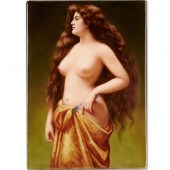 HUTSCHENREUTHER PAINTED PORCEL