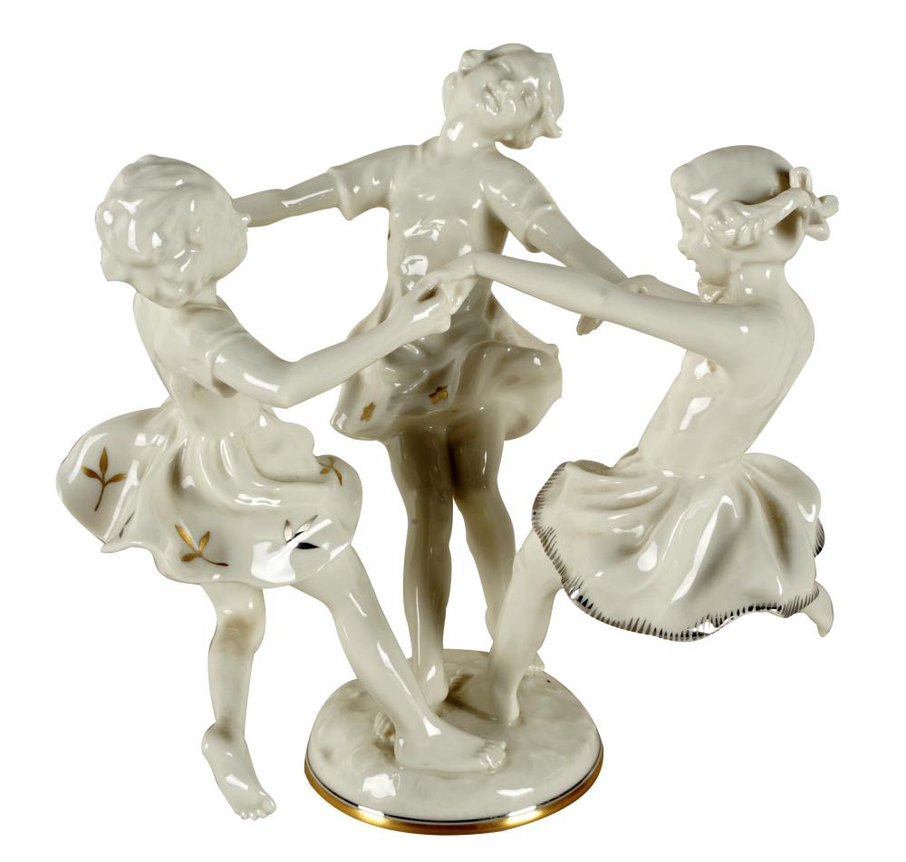 HUTSCHENREUTHER PORCELAIN FIGURAL