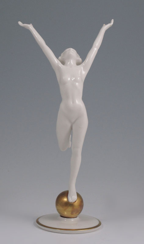 HUTSCHENREUTHER PORCELAIN NUDE