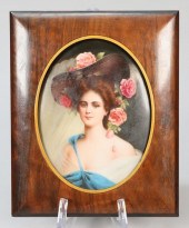HUTSCHENREUTHER PORCELAIN PLAQ