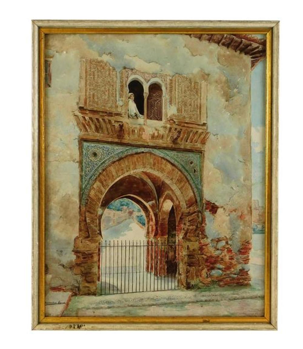 I. HERNANDEZ GOMEZ, WATERCOLOR,