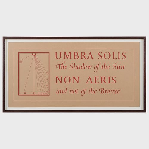 IAN HAMILTON FINLAY (B. 1925-2006):