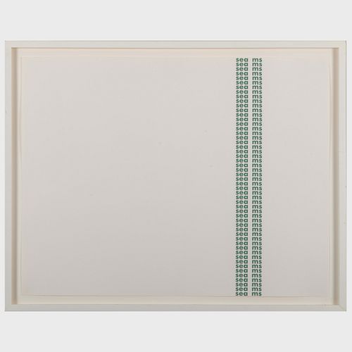 IAN HAMILTON FINLAY (B. 1925-2006):