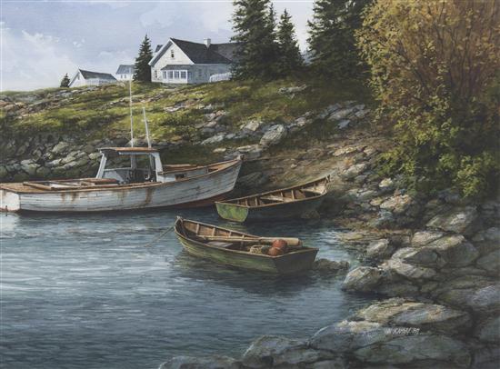 *Ian Ramsay (British b. 1965) Boats