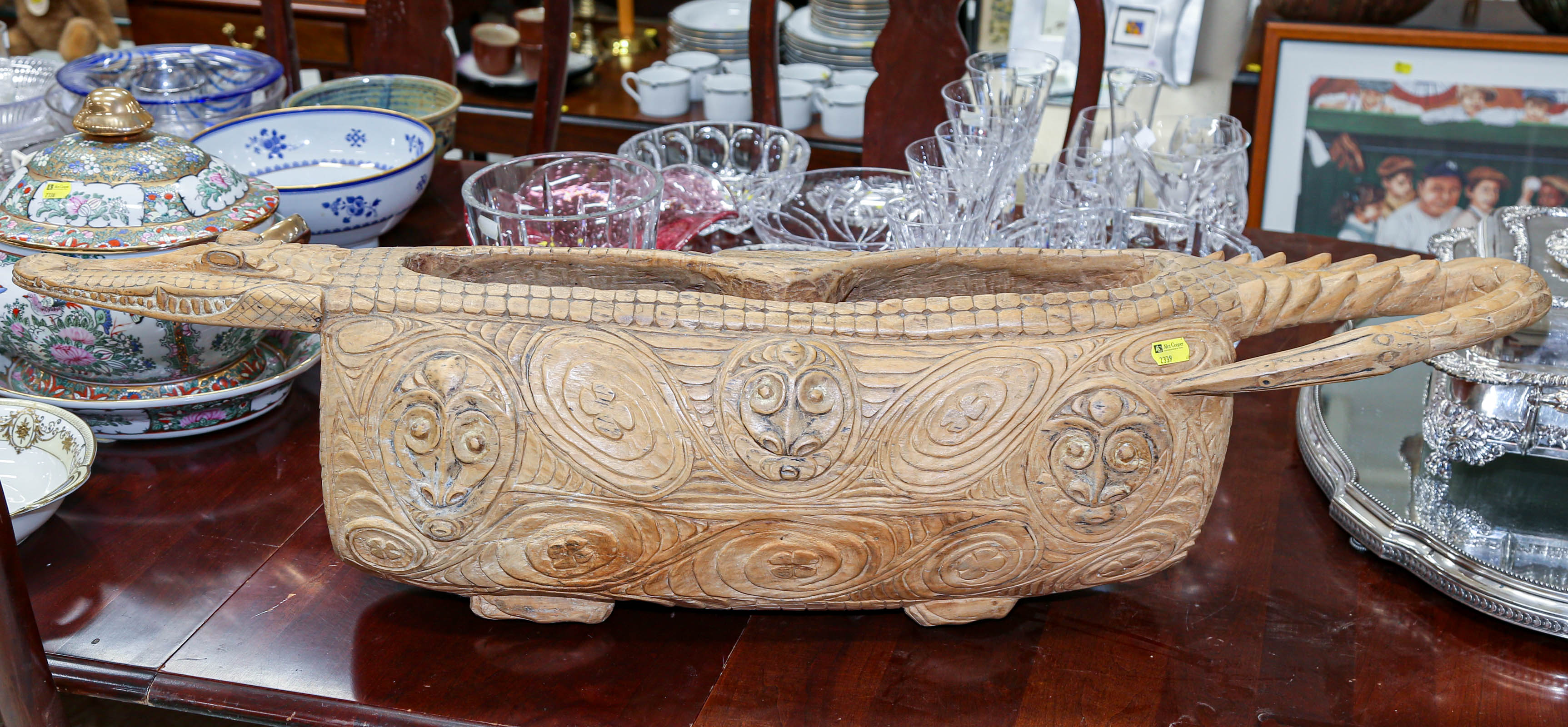IATMUL CARVED WOOD ABSTRACT