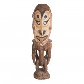 IATMUL CULTURE ORATOR'S STOOL,