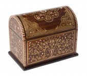 IBERIAN BRASS, INLAID DOME TOP