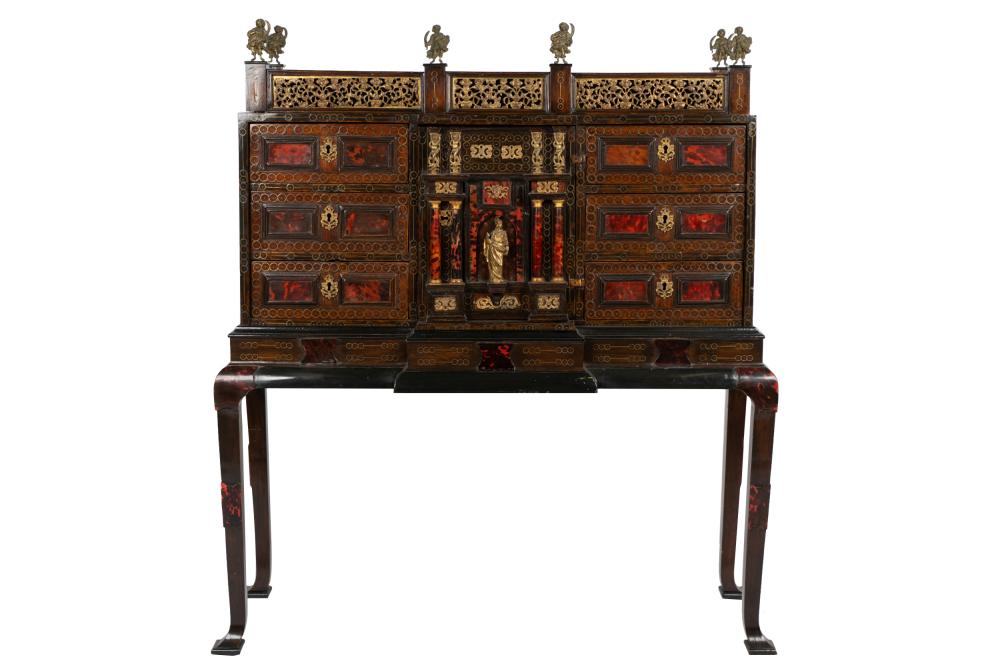 IBERIAN INLAID CABINET ON STANDwith