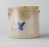 IBERVILLE STONEWARE CROCKA fou