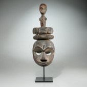 IBIBIO/EKET PEOPLES, CARVED WO