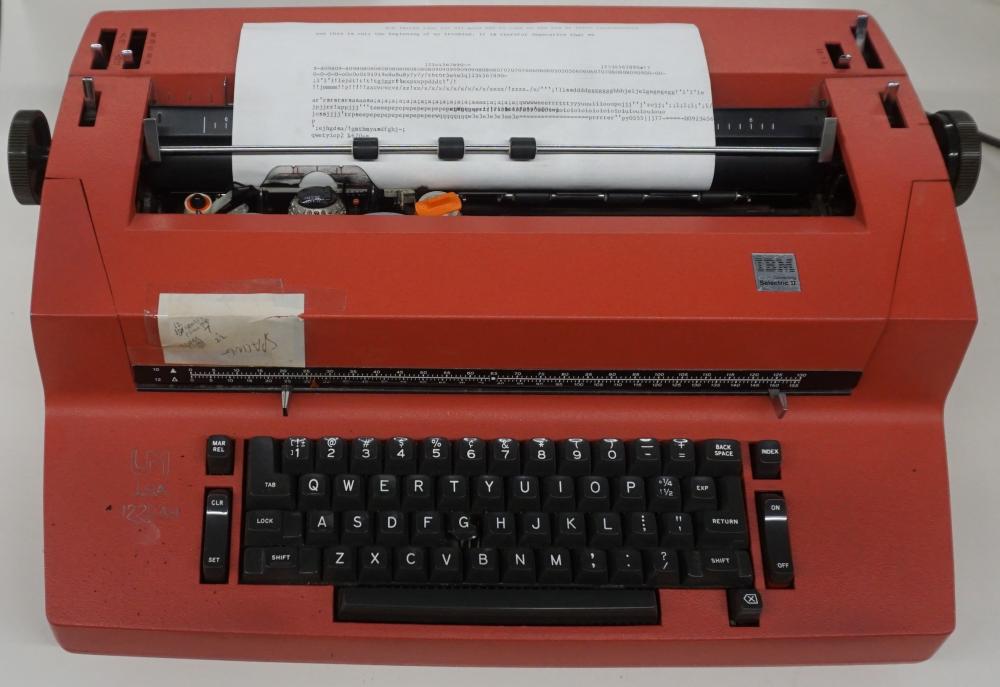 IBM SELECTRIC II CORRECTING