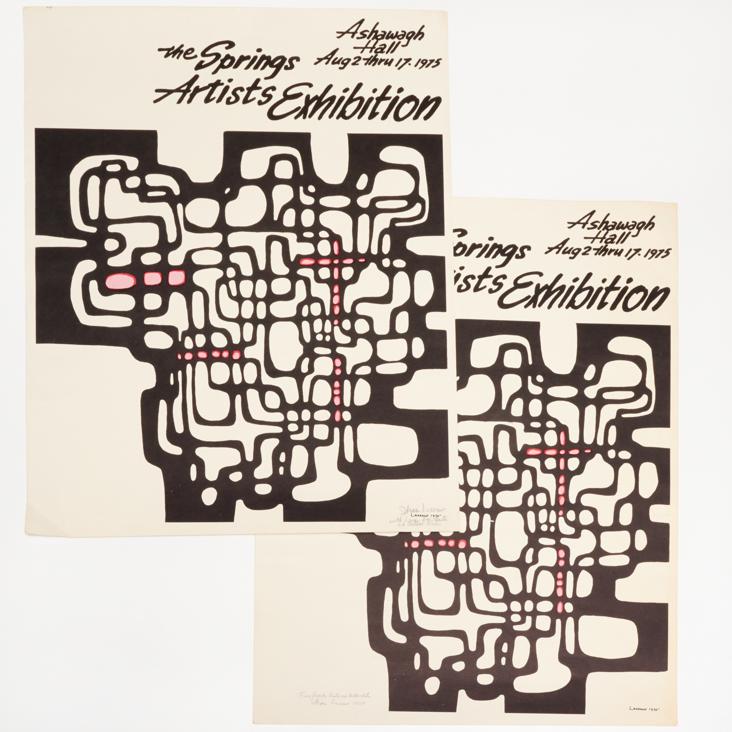 IBRAM LASLAW, PAIR OF SIGNED