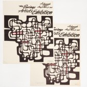 IBRAM LASLAW, PAIR OF SIGNED E