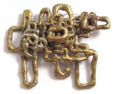 IBRAM LASSAW BRASS PENDANT (Ne