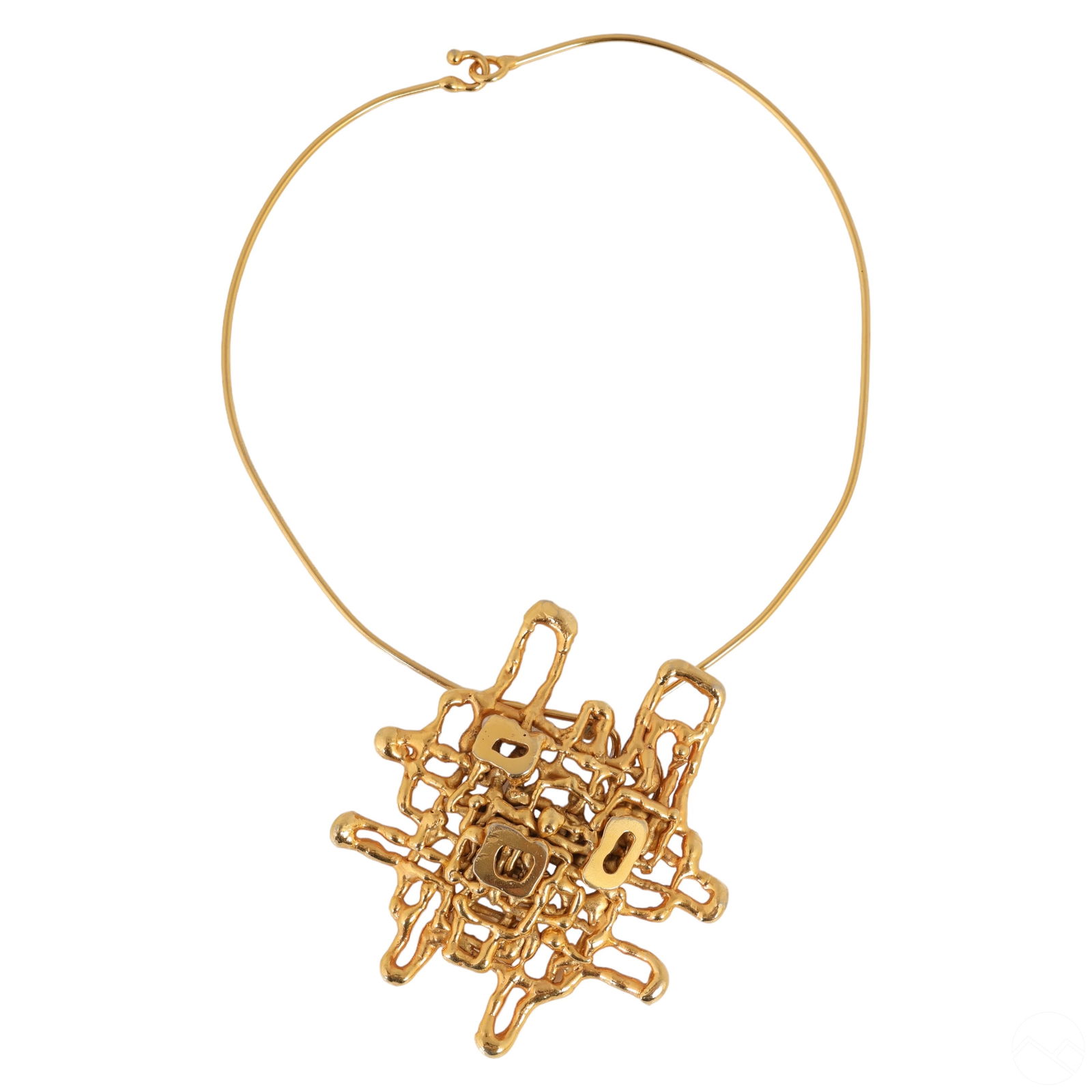 IBRAM LASSAW MODERN GILT BRONZE
