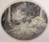 ICART Louis. Color Drypoint Et