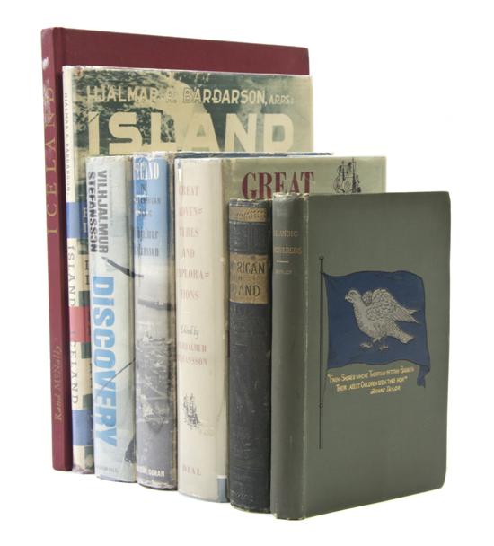 (ICELAND) A group of seven books