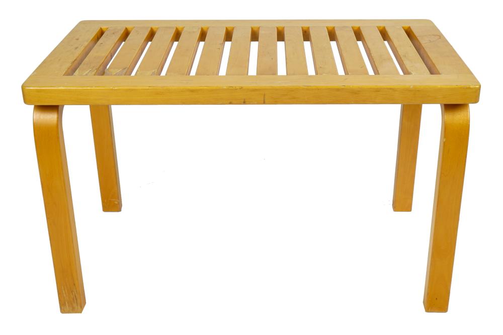 ICF BLONDE WOOD BENCHwith ICF label