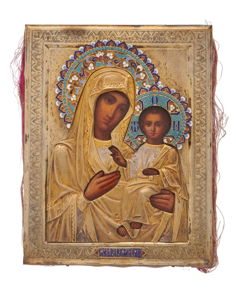 ICON DEPICTING MADONNA AND