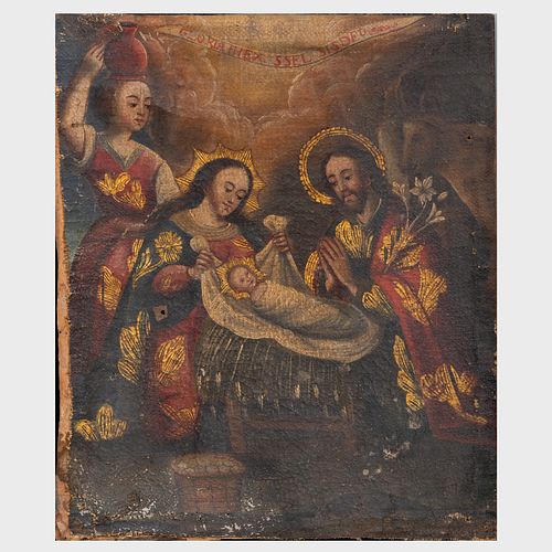 ICON OF THE CRUCIFIXION WITH THE