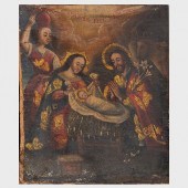 ICON OF THE CRUCIFIXION WITH T