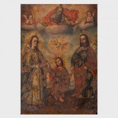 ICON OF THE VIRGIN WITH SAINTS